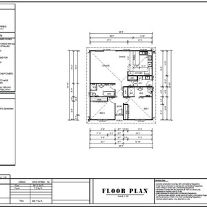 Best Selling 2 Bedroom House Plans, 968 Sq Feet or 90 M2 - Etsy