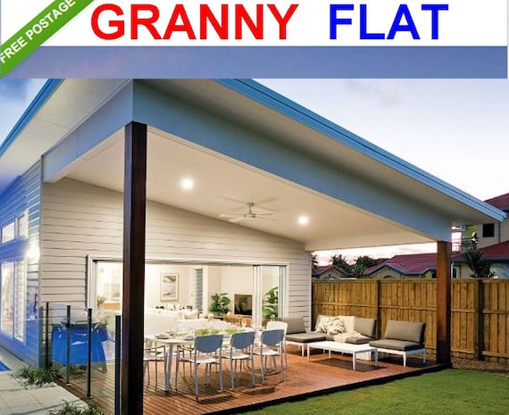 2 Bedroom Granny Flat Size 59 4 M2 639 Sq Foot 2 Bed Small Tiny Home Living Skillion Roof Design Under 1200 Sq Foot House Plans