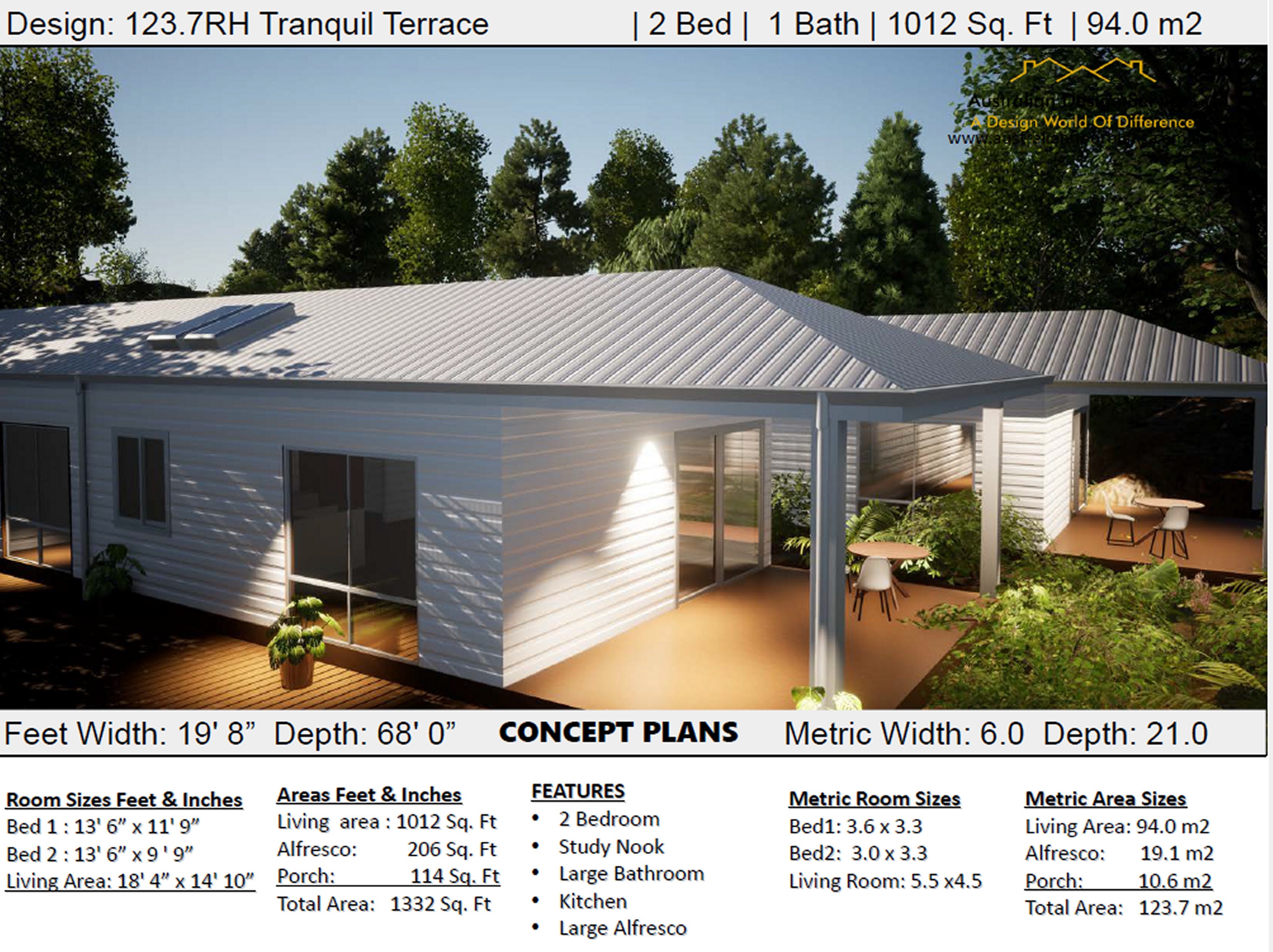 Modern Granny Flat Living: Introducing Compact Luxury With 2-bedroom ...
