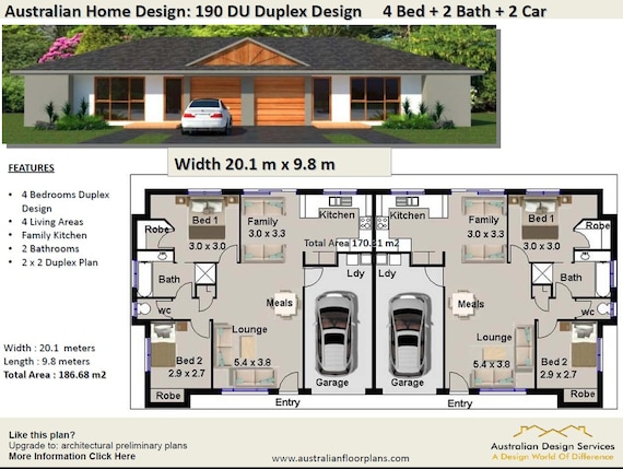 Best Seller 5 Star Duplex Home Designs Home Design Home Plans Duplex Floor Plans 2 Family House Plan Design E Book For Sale