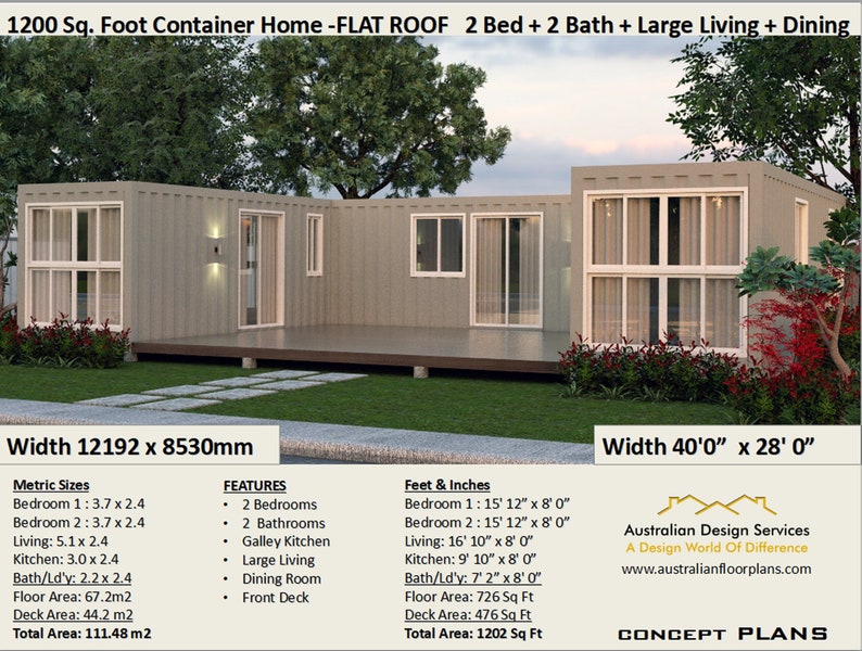 Best Selling 2 Bedroom Shipping Container House Plans House Plans Container Home 2 Bedroom Container Home Flat Roof