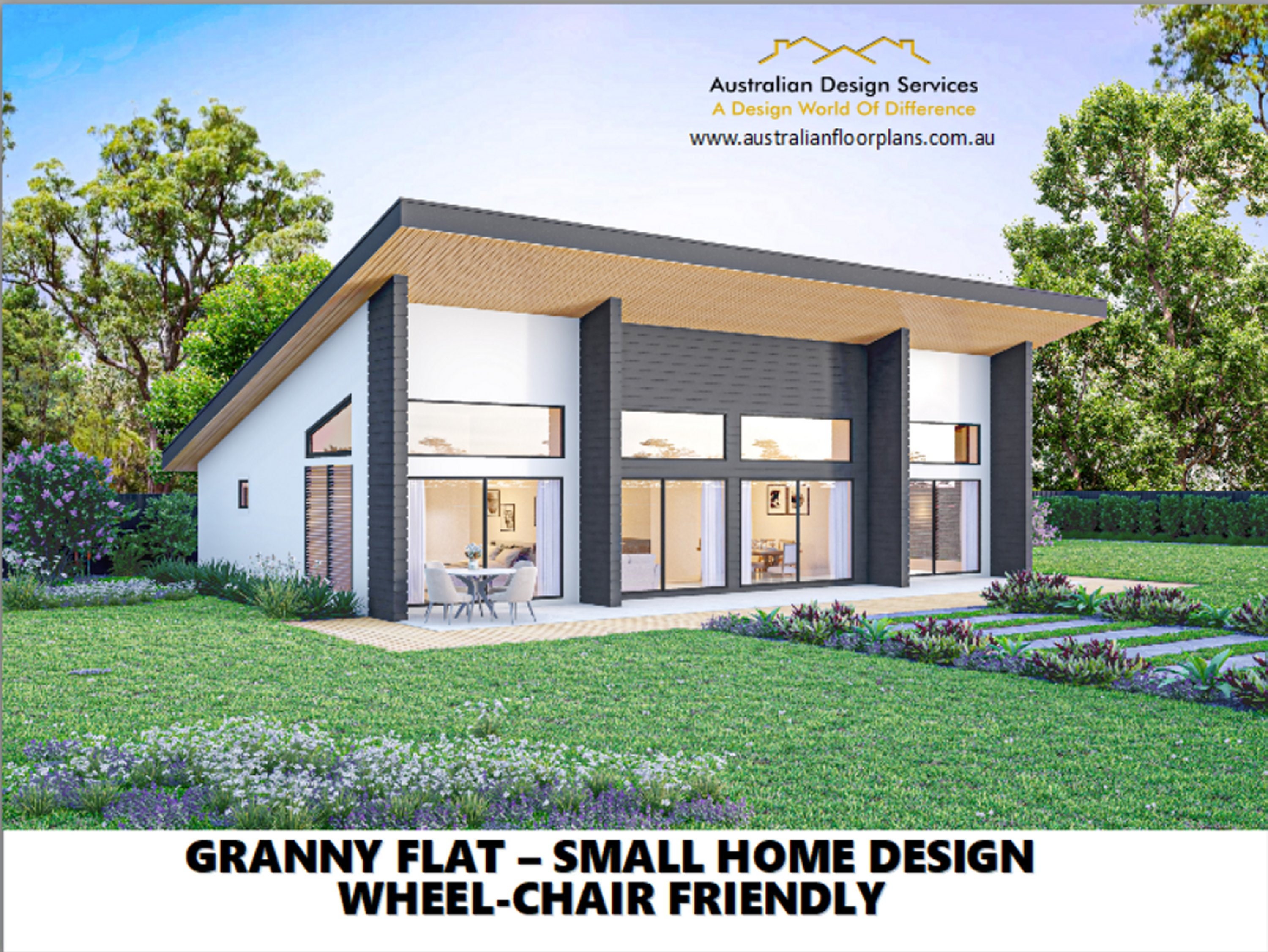 MODERN GRANNY FLAT Small and Tiny Home Design (Instant Download