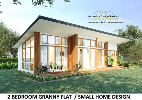MODERN GRANNY FLAT Small and Tiny Home Design (Instant Download