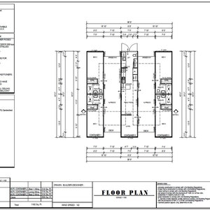 Build Plan#40 Titian 89.1: 40' shipping container home plans | simple container house plans | DIY house plans / Blueprint PDF