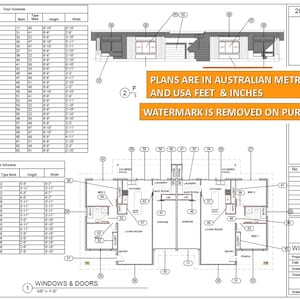 Duplex met 4 slaapkamers, best verkochte huisplannen 2 Familiehuisplan afbeelding 7