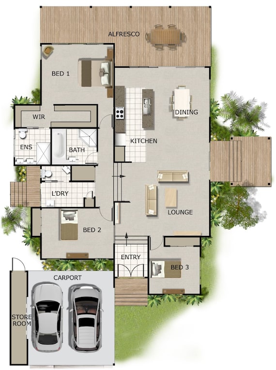 242m2 4 Bedrooms 3 Bedrooms Split Level Floor Plan 3 Etsy