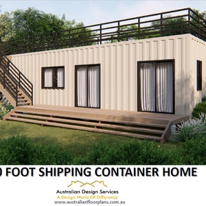 SHIPPING CONTAINER HOME - 40-foot container Shipping Container | Cargo Container house plans Great | accessory dwelling unit / Granny Flat