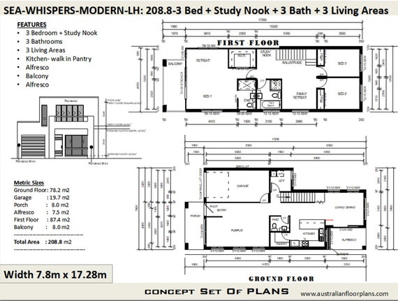 2 Story Home Design 2247 Sq Feet 208 M2 2 Storey House Design Two Storey Floor Plans Modern 2 Storey Narrow Lot 2 Storey House