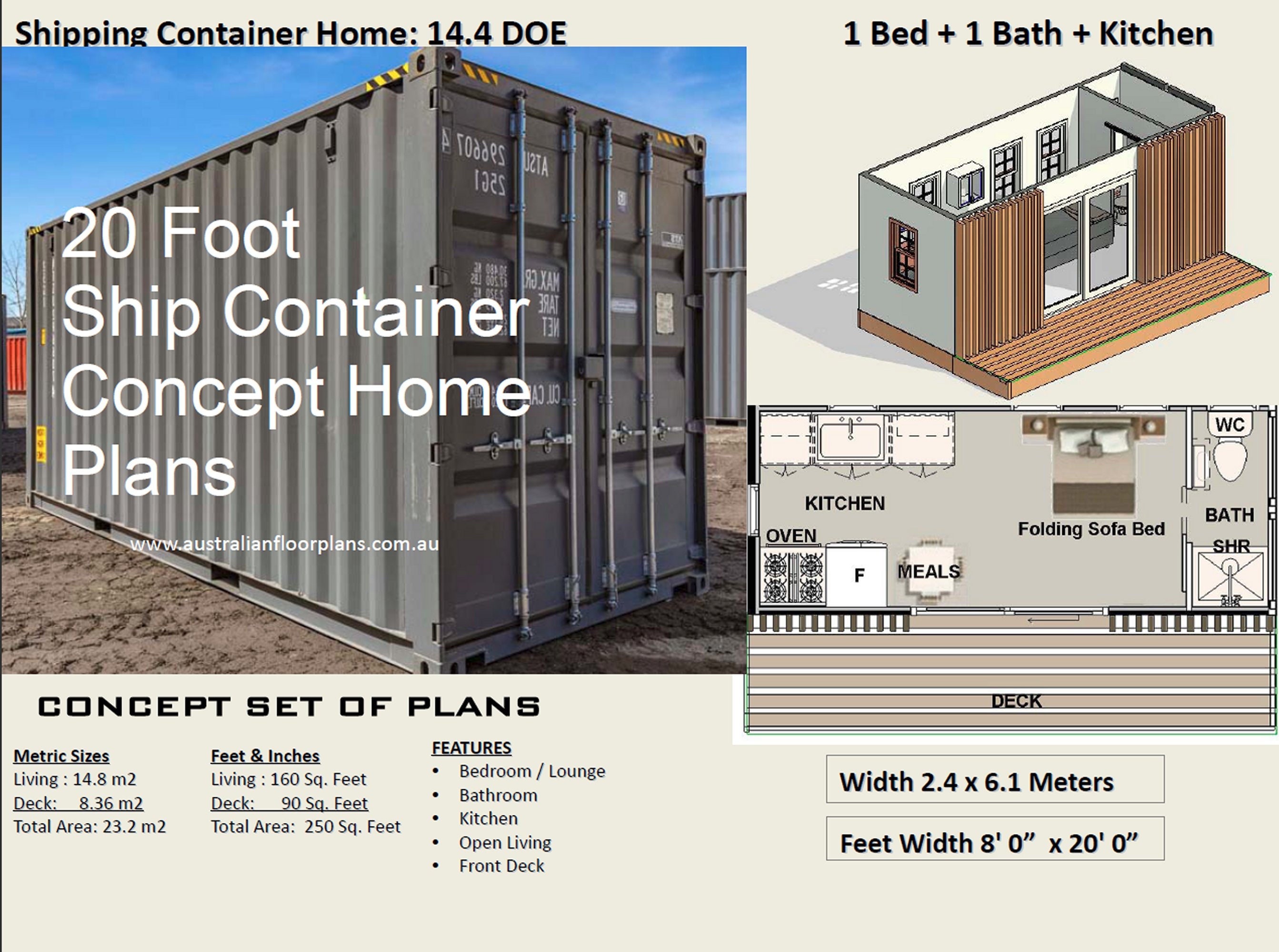 Cargo Container House Plans Concept House Plans Concept - Etsy