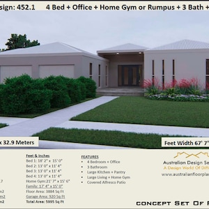 4 Bedroom house plans | house plans | Triple Garage | Home Plans |  4 Bedroom  design |  4 bed floor plans | 4 bed blueprints | house plan