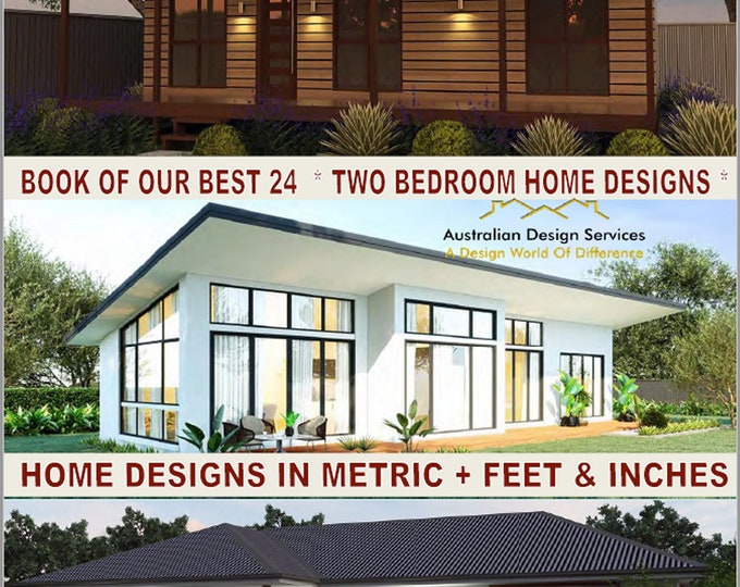 House Design Book ! Simple 2  Bedroom Home Designs Australian and International Home Plans - house plans, house plans , small house plans