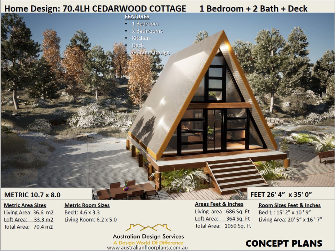 Architectural A Shape GRANNY FLAT Small And Tiny Home Design 70 4m2 architectural-a-shape-granny-flat-small-and-tiny-home-design-70-4m2