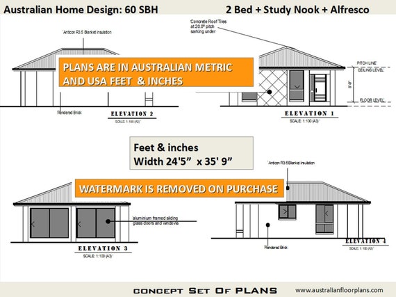 Small House Plan 1000 Sq Foot 94 2 Sq Meters 2 Bedroom House Plan 94 2 Gflh Small Home Granny Flat Concept House Plans For Sale