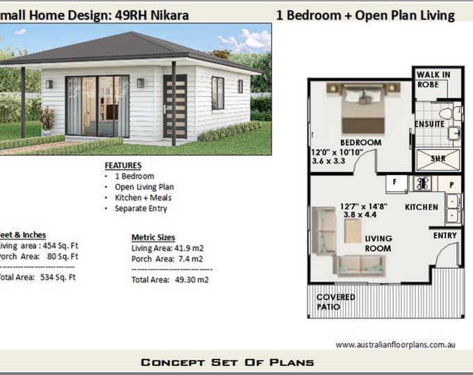 Building Concept Plans - Small and Tiny Home Plans Concept House Plans -Small House Plan 49 Nikara