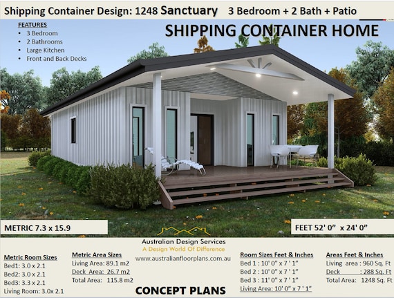 Prefab 3 Bedroom Shipping Container Home Our 3 Favorite (Prefab)