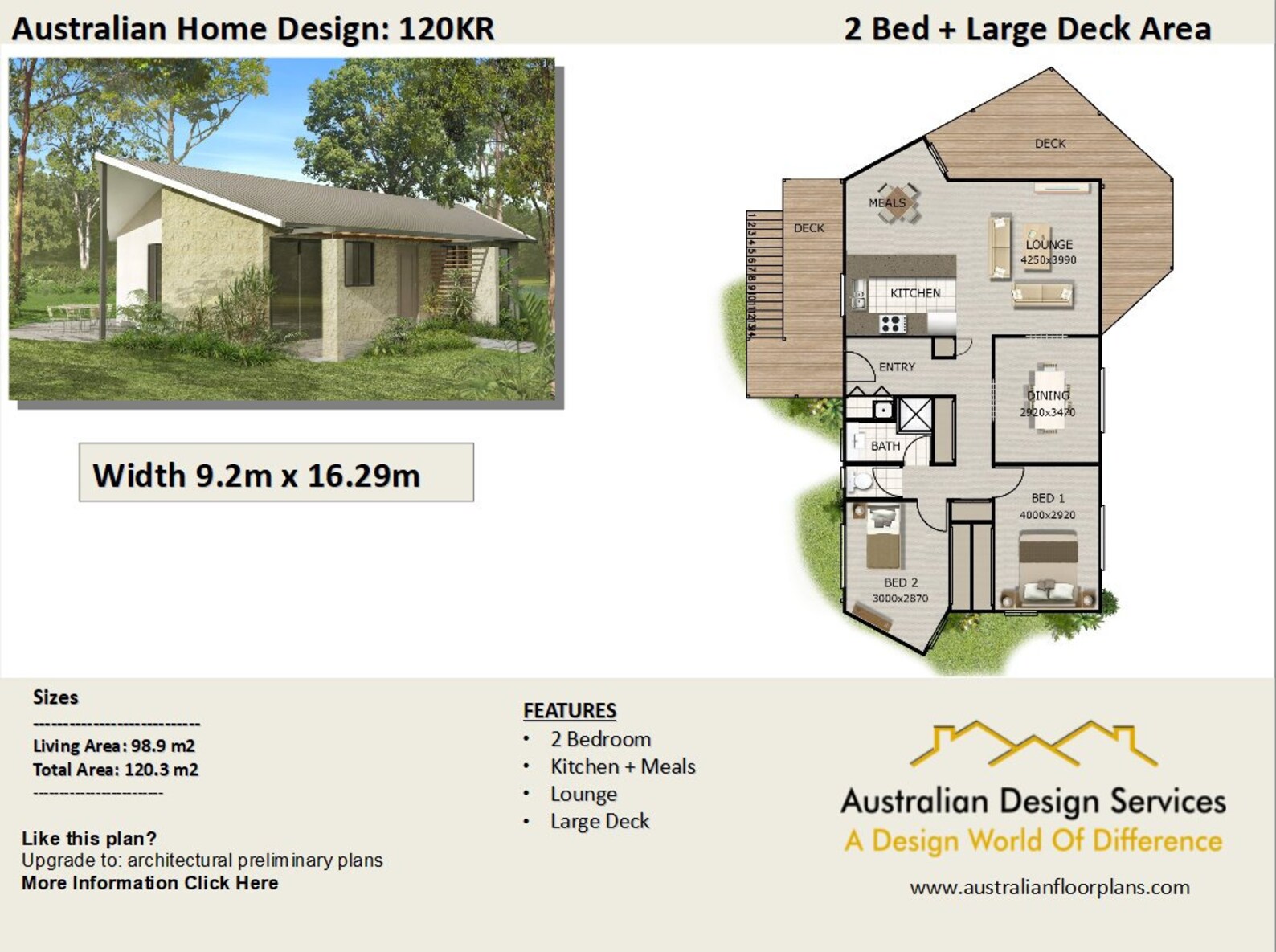 2 and 3 Bedroom House Plan Design Book- Tiny House Plans, Small & Tiny ...