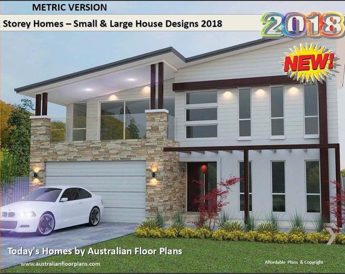 Distinctive 2 Storey Homes Designs - Two Storey House Design Book - Australian and International Home Plans On Sale Today !