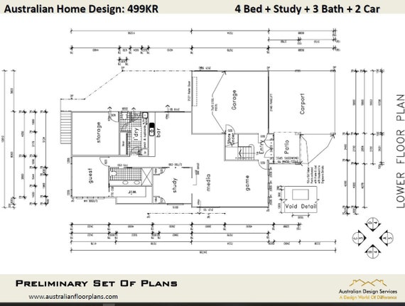 499 3 M2 499kr Skillion Roof 2 Storey 5 Bed 3 Bath Concept House Plans For Sale