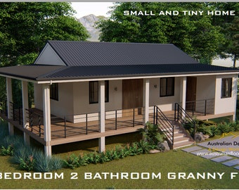 MODERN GRANNY FLAT Small and Tiny Home Design (Instant Download