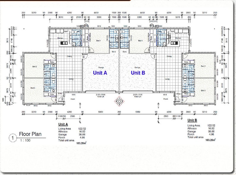Duplex House Plans 6 Bed Bath Design Concept Image 0