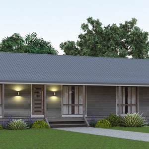 Country Home Design 3 Bedrooms | 2 Bathrooms | Large Living Area | Large Kitchen | Robes to All Bedrooms | Deck to Front and Side