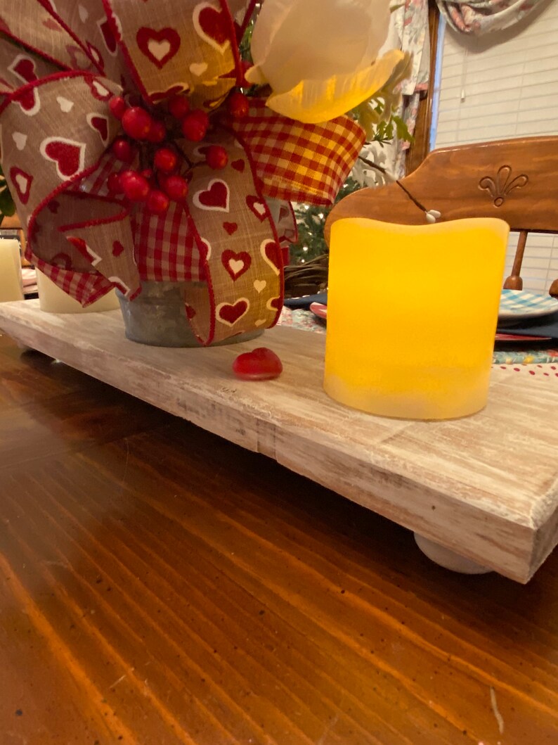 Farmhouse Centerpiece Wood Table Riser Wood Tier Stand Etsy