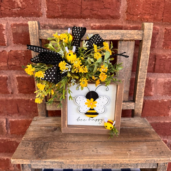 Bumble Bee Wood Decor, Summer Tiered Tray Decor, You Are My Sunshine Block Sign, Mini Summer Decor, Kitchen Decor