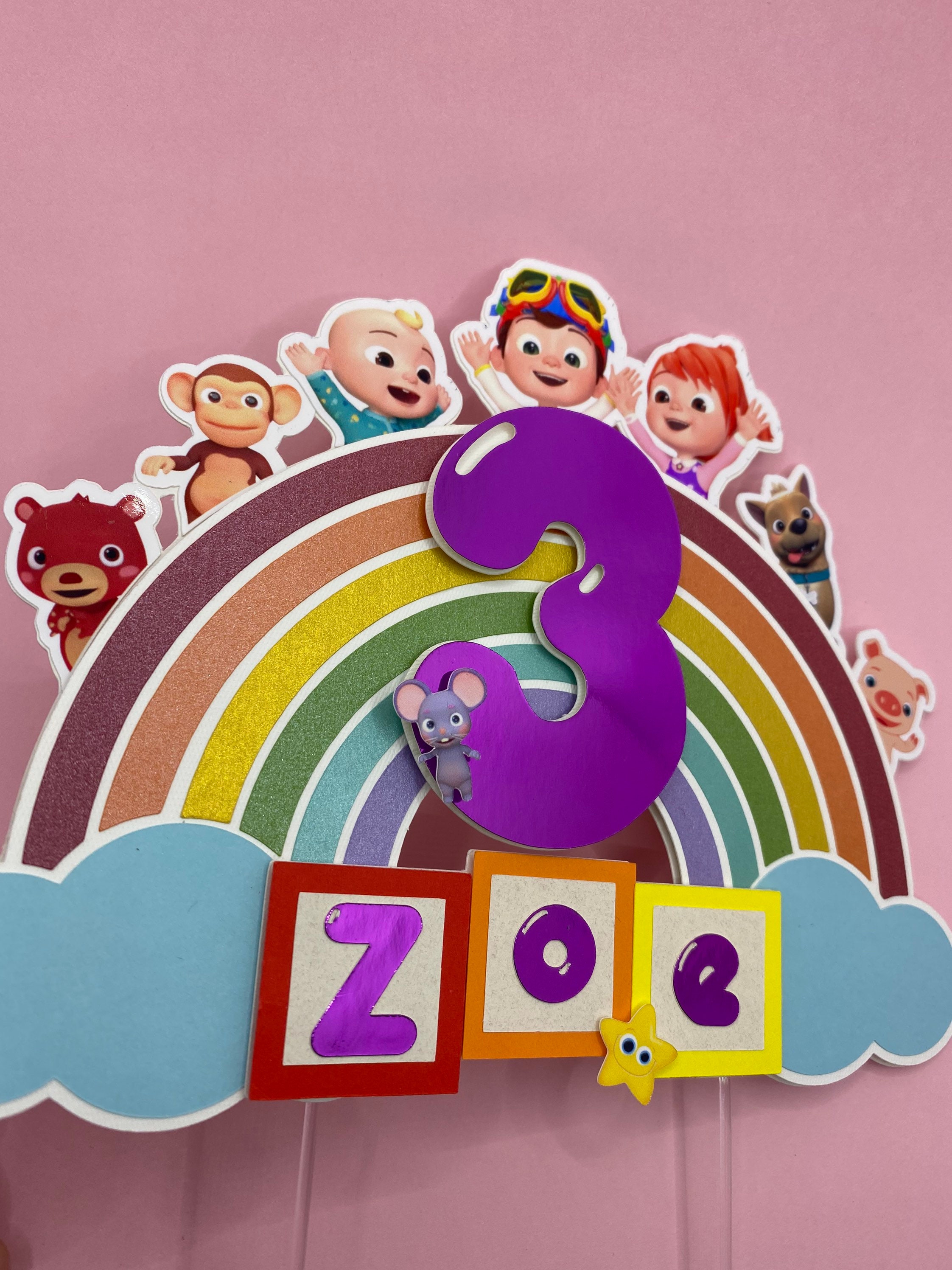 Cake Topper 3D Customise Birthday Cake Etsy Australia