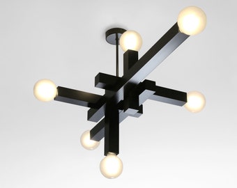 STRUCTURE 01 by Balance Lamp Modern pendant lamp inspired by brutalist architecture and De Stijl movement