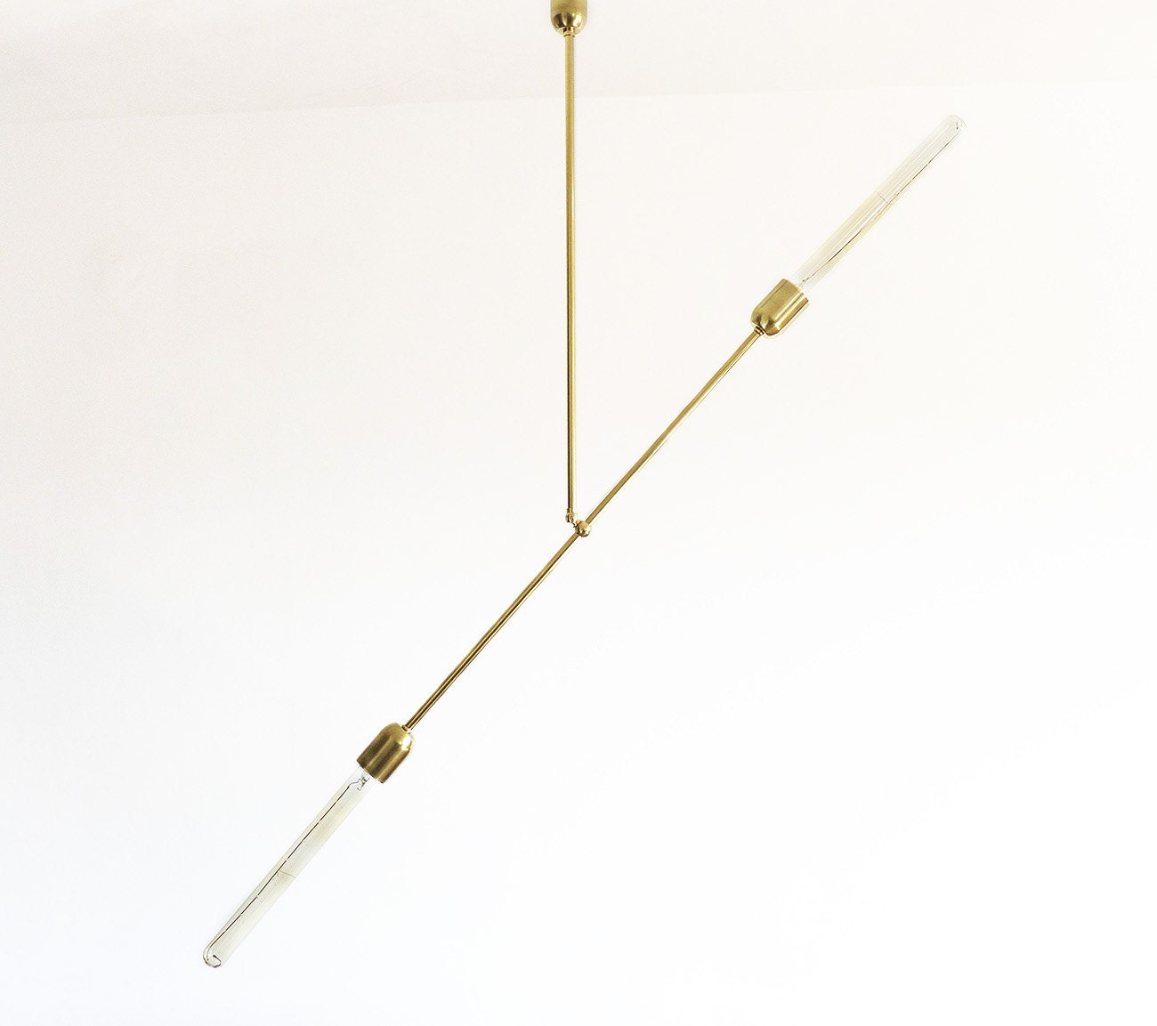 Laiton Massif Industriel Plafonnier Moderne, Suspension, Balance Lamp Bl002