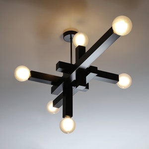 STRUCTURE 01 by Balance Lamp Modern pendant lamp inspired by brutalist architecture and De Stijl movement image 5