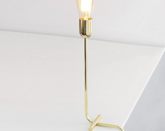 Massief messing Moderne tafellamp, bureaulamp, Balance Lamp