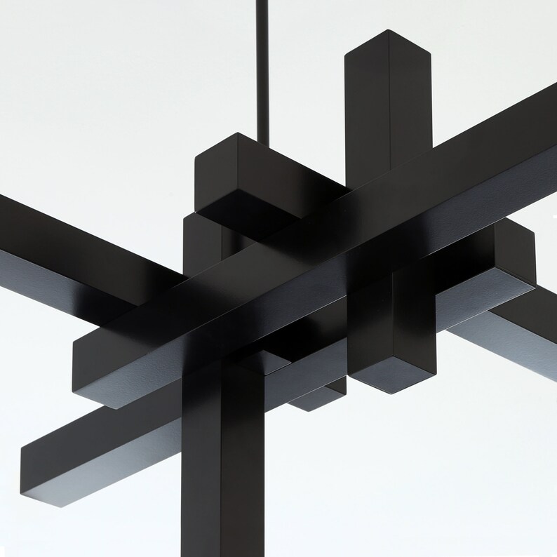 STRUCTURE 01 by Balance Lamp Modern pendant lamp inspired by brutalist architecture and De Stijl movement image 4