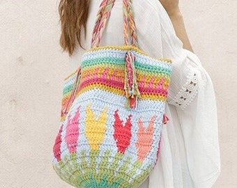 Crochet Bag, Hobo bag, handmade bag, crossbody shoulder bag, Crochet bag, Woven bag, beach large bag, everyday bag,  Boho Bag,Gift for Her,