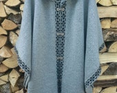 women ponchos boho poncho wraps shawls knit poncho hooded poncho gray poncho stylish poncho coat woman poncho woman cape,wool sweater