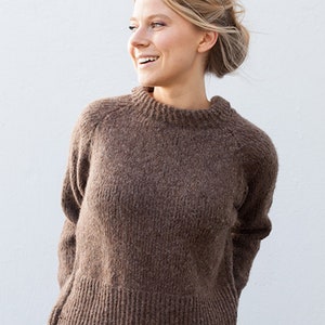 chunky pull main tricot pull oversize pull laine pull plus grande taille pull alpaga cadeau pour son sweater doux femmes tricotées