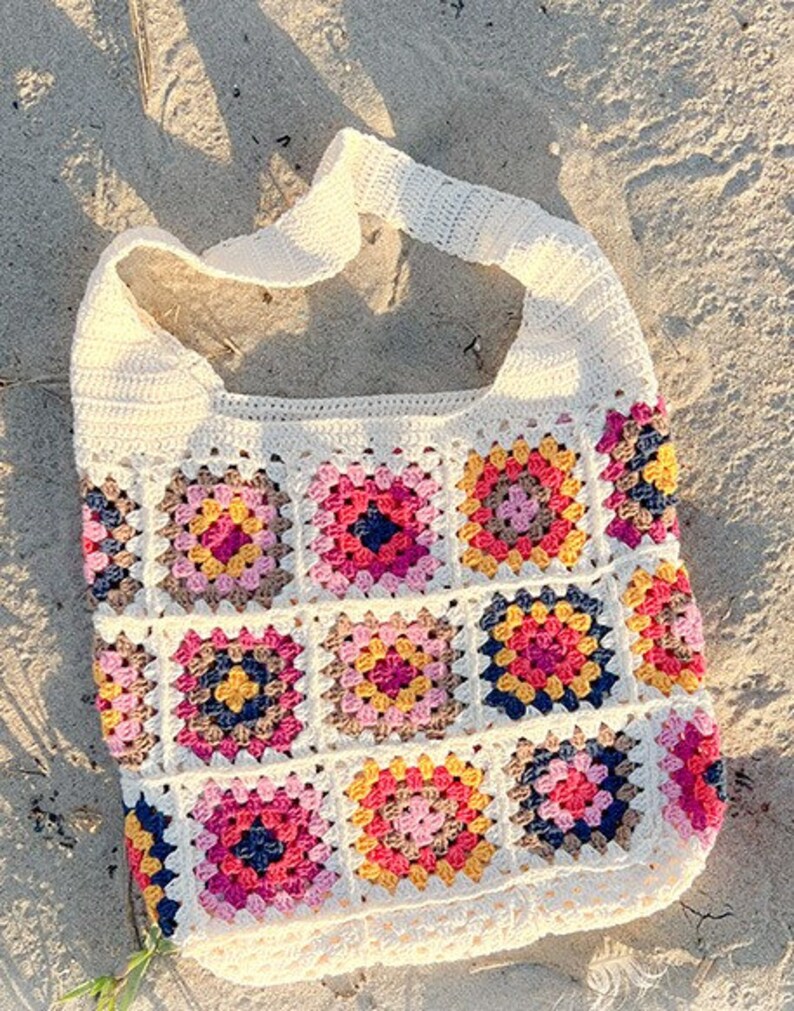 Crochet Bag, Hobo bag, handmade bag, crossbody shoulder bag, Crochet bag, Woven bag, beach large bag, everyday bag, Boho Bag,Gift for Her, image 5