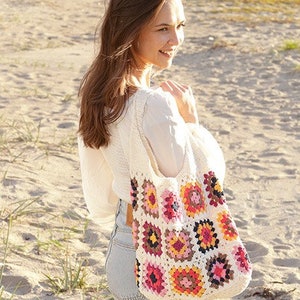 Crochet Bag, Hobo bag, handmade bag, crossbody shoulder bag, Crochet bag, Woven bag, beach large bag, everyday bag, Boho Bag,Gift for Her, image 3