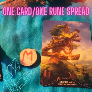 Una carta/Una distribuzione di rune