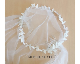 Juliet Cap Veil, Cap Wedding Veil, Boho Bridal Veil, 1920s Inspired Bridal Veil, Lace Juliet Cap Wedding Veil, Forest Wedding,Mi Bridal Veil