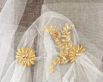 Juliet Cap Veil, Cap Wedding Veil, Vintage Style Veil, Beaded Champagne Lace Juliet Cap Wedding Veil, Boho Bridal Veil,Mi Bridal Veil