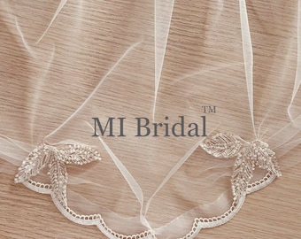 Juliet Cap veil, 30s/60s Wedding Veil, Vintage Inspired Wedding Veil, Beaded Juliet Cap Veil, Hand Made Cap Veil, Mi Bridal
