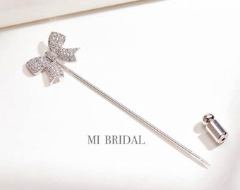 Veil Pin, Rhinestone Pin, Pin for Blusher Veils, Pin for Drop Wedding Veil, Mi Bridal