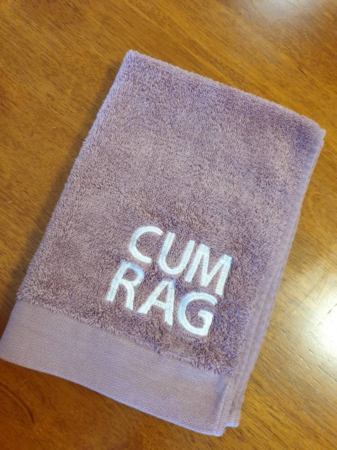 Funny Cum Rag Towel – Humor Bathroom Towel For Adults, 28x14 Inches, 100% Cotton – Naughty Gift For Boyfriend/Husband - View #9