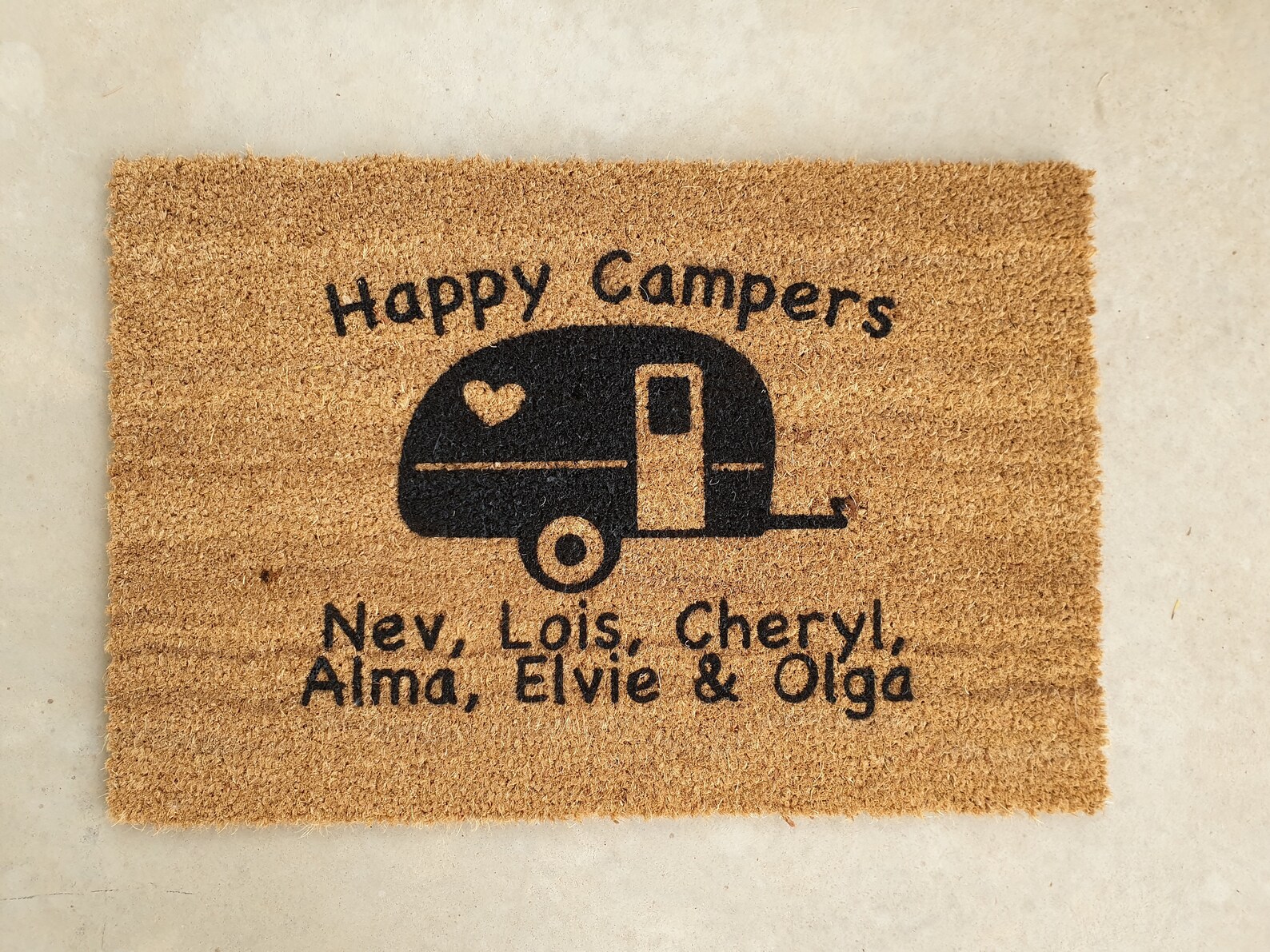 Caravan Camping Custom Door Mat Nomad Caravan Life Made Etsy
