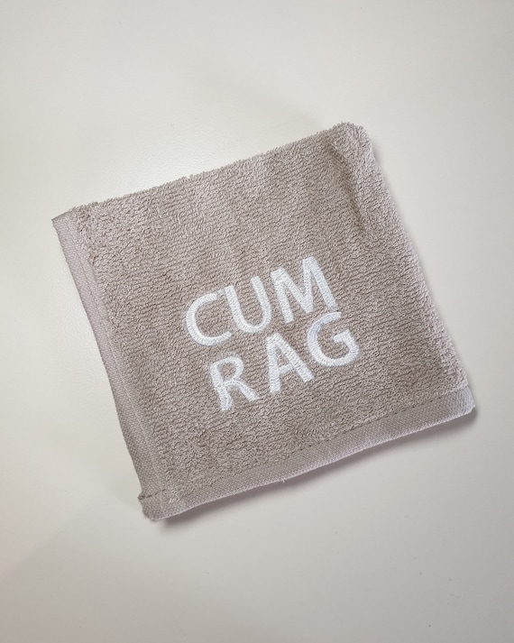 CUM Embroidered Cum Rag