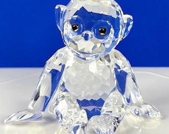 Swarovski Crystal Monkey - Etsy Israel