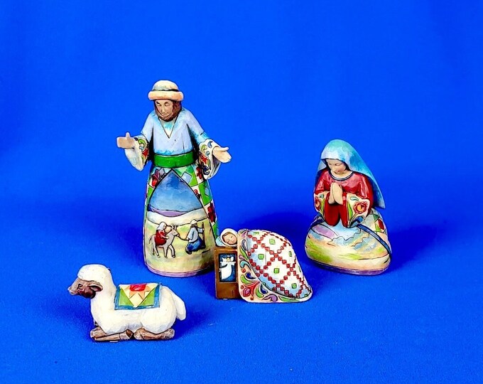 Jim Shore Miniature Nativity Set Etsy