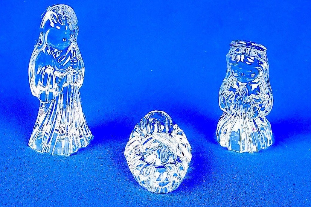 Waterford Crystal Nativity Set - Etsy