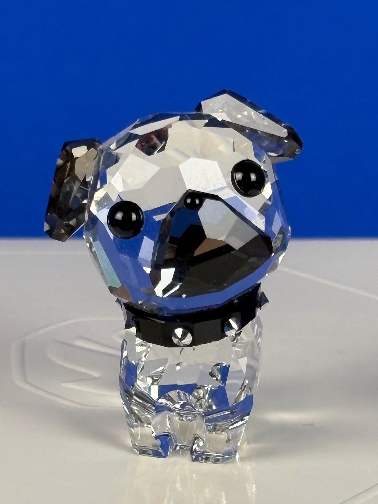 Swarovski Crystal Roxy the Pug - Etsy Canada